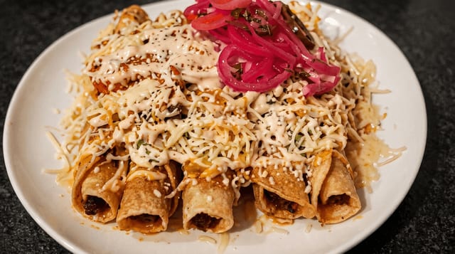 Tacos Dorados (Lunch).